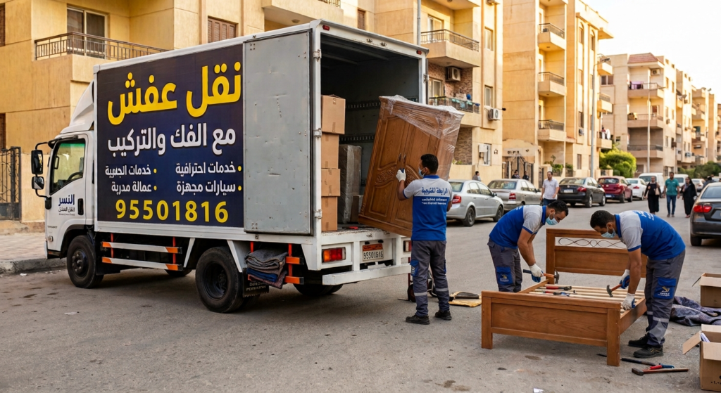 سيارات نقل عفش مع الفك وتركيب